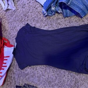 Navy Blue T-Shirt Dress